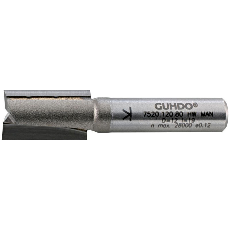 Guhdo - Fraise à rainurer, outil à bois, ø : 4 mm, Long. utile 11 mm, Long. totale 51 mm
