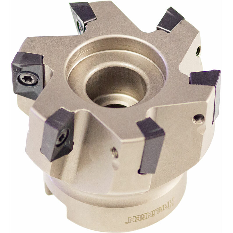 Fraise à surfacer 90 dégres diamètre 63 mm alésage 22 mm avec 5 plaquettes APKT1604 Mw-tech VF90-6322-NI