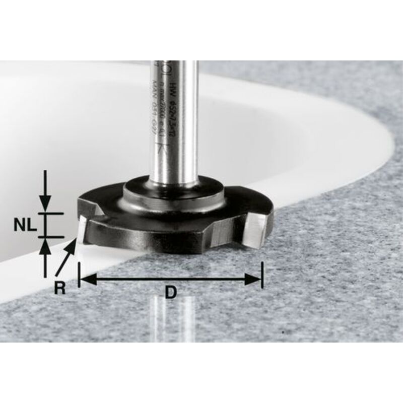 Fraise à surfacer hw d 52/R1ss S12 - 492701 - Festool