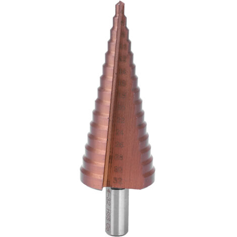 Fraise à trou triangulaire en acier rapide cobalt M35, revêtement durable, pour perçages 4-32 mm