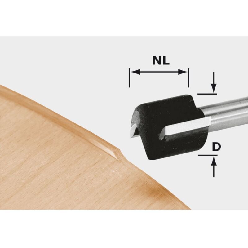 Festool - Fraise à affleurer hw hw d 19/15 S8 ofk 700 - 491666