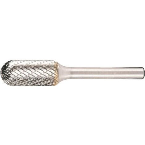 Fraise-carbure KLINGSPOR zylindrique tête sphérique denture croisée, Ø 16mm, L: 70mm