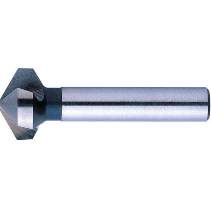 Fraise conique 120°, à chanfreiner et ébavurer, Ø nominal : 16,5 mm, Plus petit Ø 3,7 mm, Long. totale 56 mm, queue Ø 10 mm