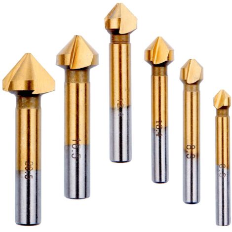 Tarauds Et Filetés,6Pcs M3-M10 Coffret De Forets,Foret À Taraudeur