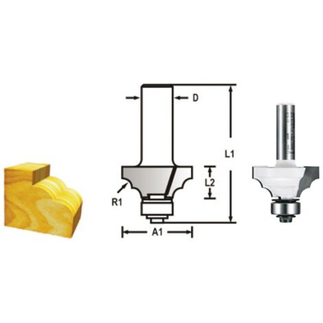 FRAISE DBL VAGUE+RLT Q8 D28,6 MAKITA D-48577