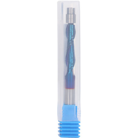 Fraise de défonceuse à roulement pour bois, carbure cémenté 1/4 pouce pour finition flush et travail du meuble