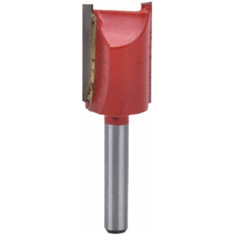 Fraise de dégauchissage CNC 2 dents en acier allié - queue de 1/4 pouce, 17mm de coupe