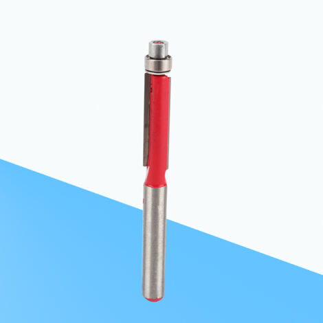 Fraise de dégauchissage droite à double goujure 1/4" pour défonceuse, outil durable