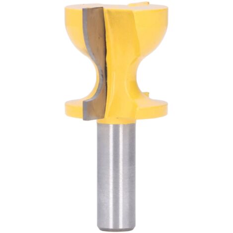 Fraise de finition pour rebord d'appui de fenêtre, moulure et coupe avec queue ronde de 1/2 pouce