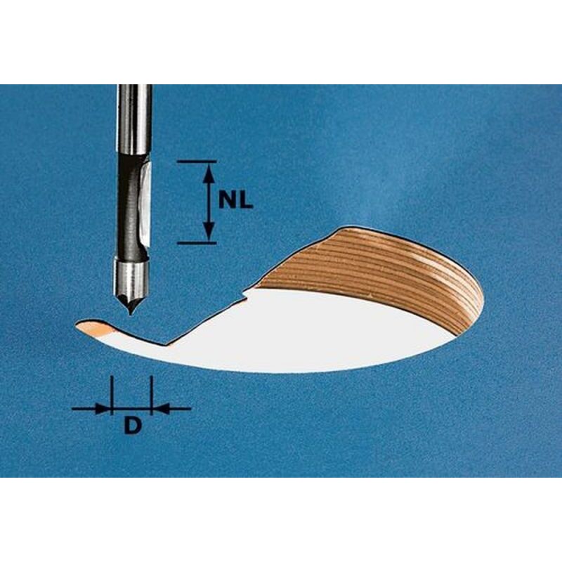 Festool - Fraise de perçage hw S8 D8/19 - 491037