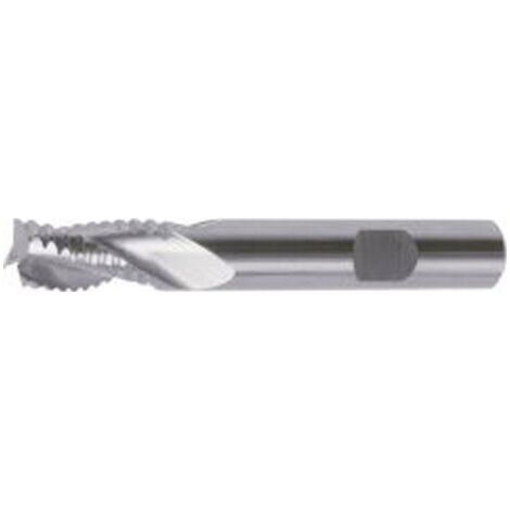 Fraise d'ébauche sans arrosage centrale, longue, en carbure monobloc, pour aluminium, Ø d1 - h10 : 10,0 mm, Long. totale l1 72 mm, Long. coupe l2 19 mm
