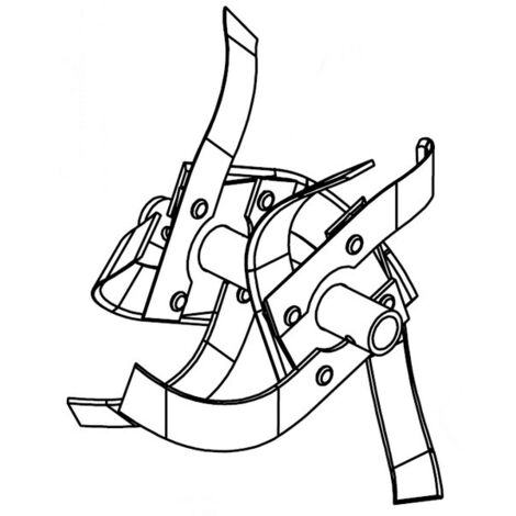 Fraise départ double gauche motobineuse Pubert / Husqvarna - 0320010020