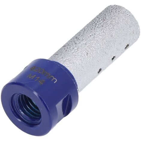 Fraise diamantée M14 pour carrelage céramique dur 20mm, brasage sous vide
