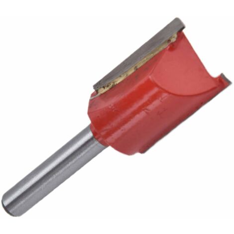 Fraise droite allongée 2 tailles en acier allié pour rainurage et profilage CNC, manche 1/4 pouce 17mm
