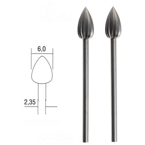 Fraise en acier wolfram-vanadium cône - Proxxon