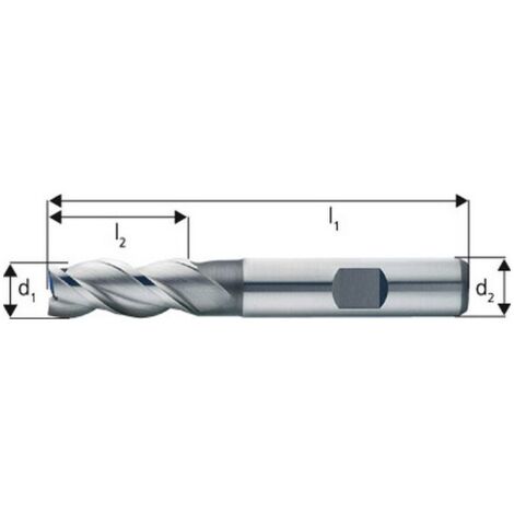 Fraise en aluminium DIN 844B K HSSE12.00 mm