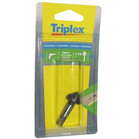 Fraise Encastrement D.16mm Triplex - Tivoly