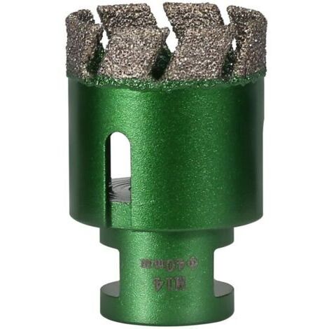Fraise filetée industrielle M14 avec revêtement diamantin pour une coupe rapide et propre sur le verre céramique et les surfaces solides - Carotteuse brasée pour et marbre