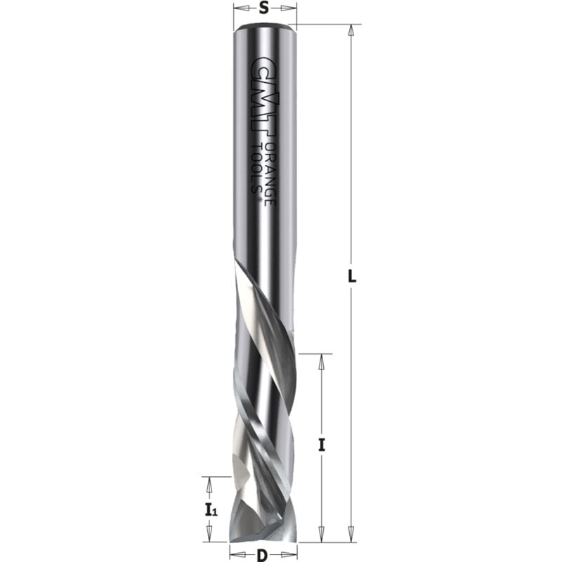 CMT - 190.060.11 fraise helicoidale Z1+1 dr hwm D=6X8-22X60