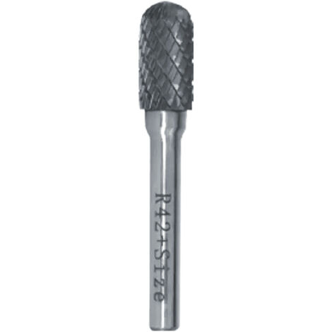 Fraise Lime carbure cylindre Bout Rond dents croisées mm - Diamètre 6 mm mm