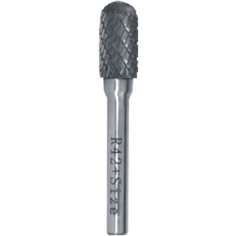 Fraise Lime carbure cylindre Bout Rond dents croisées mm - Diamètre 6 mm mm
