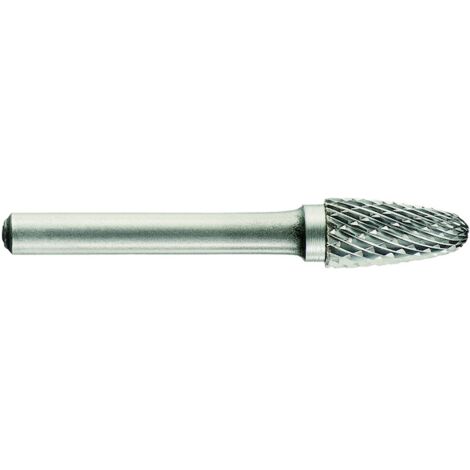 Fraise lime carbure Ogive 103183 - Diamètre : 6 mm - Longueur totale : 50 mm - TIVOLY