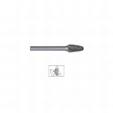 Fraise Lime carbure Ogive Bout Rond mm - Diamètre 6 mm mm