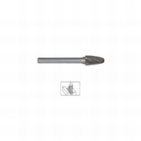 Fraise Lime carbure Ogive Bout Rond mm - Diamètre 6 mm mm