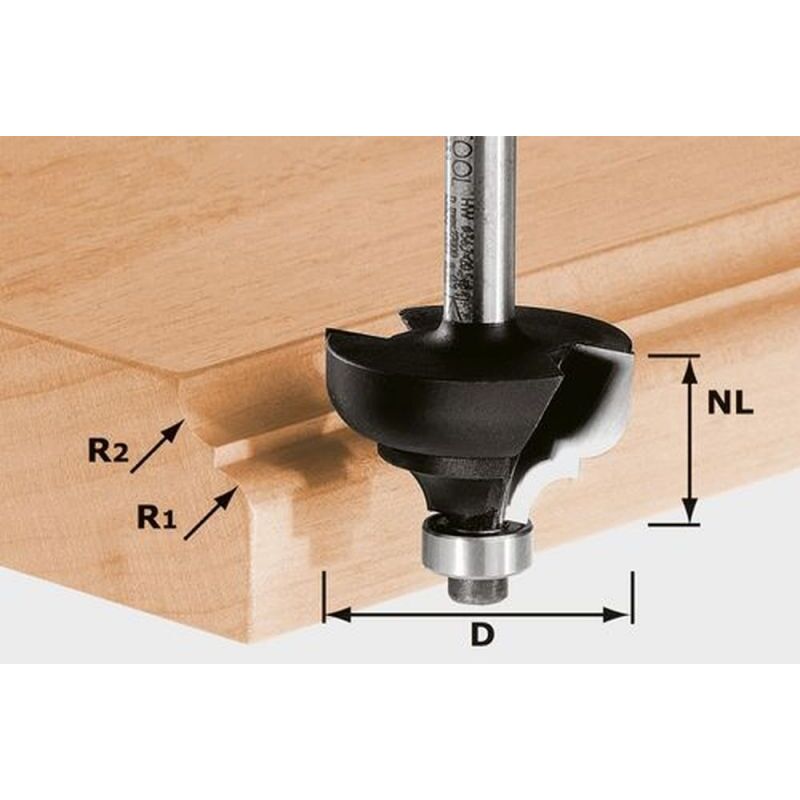Festool - Fraise multi-profils hw S8 D36,7/R6/R6-491031