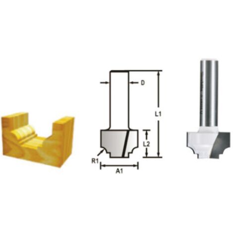 FRAISE MULTIPROFIL Q8 D12,7 MAKITA D-48240