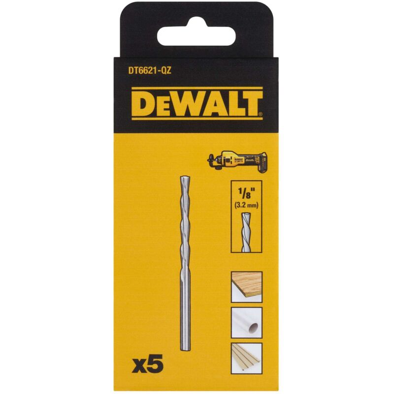 Fraise pour cloison sèche Dewalt multimatériaux 18 pouce 5 pièces