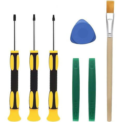 Fraise pour perceuse Jeu de tournevis Torx de précision T6 T8 T10 étoile avec brosse pour contrôleur Ps3 Ps4 Xbox One Xbox 360