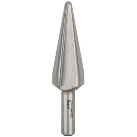 Fraise progressive, cylindrique 3-14 mm, 58 mm, 6 mm