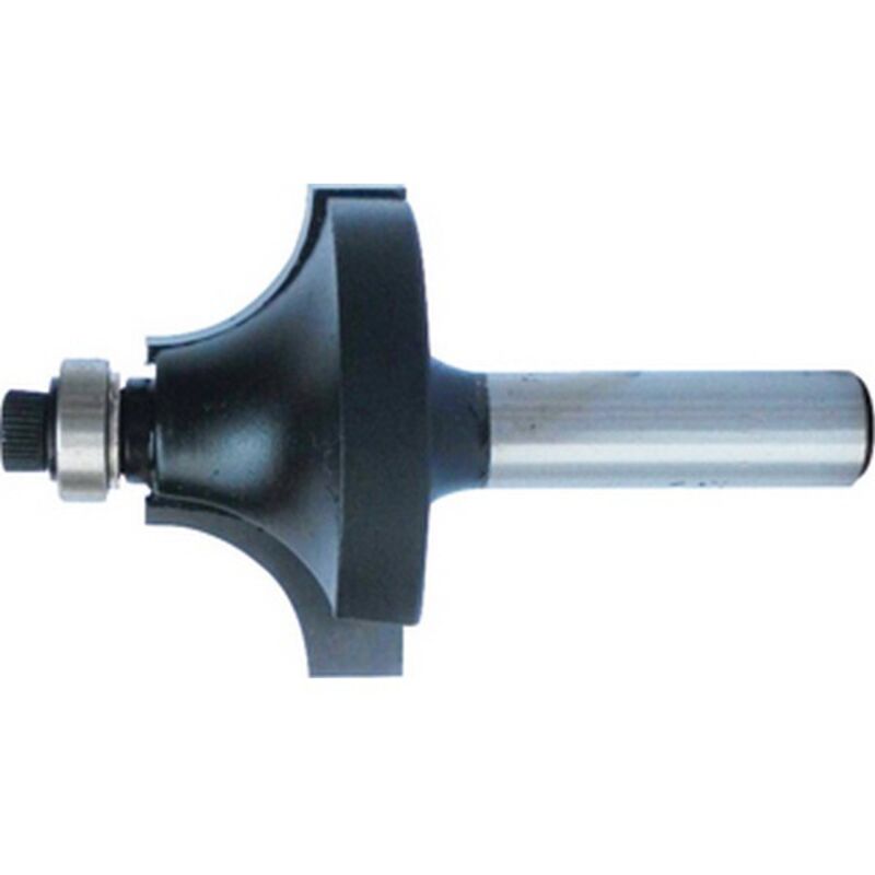 Fraise quart de baguette, outil à bois, Ø : 20,7 mm, Rayon 4,0 mm, Long. utile 11,5 mm, Long. totale : 53 mm