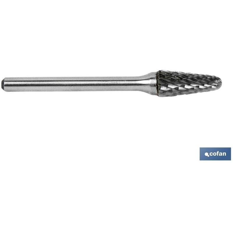 Cofan - Fraise rotative conique avec rayon de 12 mm.