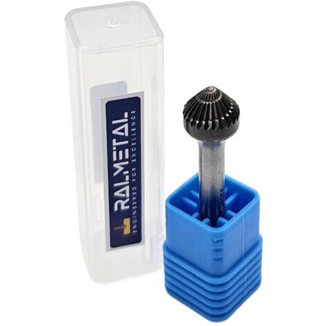 Fraise rotative VHM à chanfreiner 6 x 12 mm 90° 60 HRC