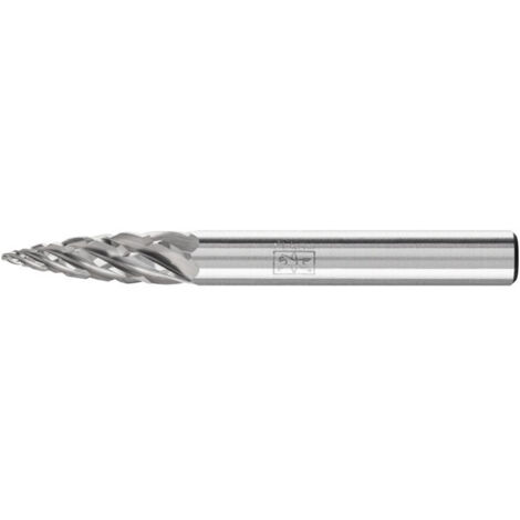 Fraise sur tige SPG D. 6 mm long. tête 18 mm D. tige 6 mm carbure engrènement ST
