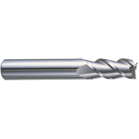 Fraise universelle à 3 dents en carbure spirale à 45° pour aluminium queue 16 mm longueur de coupe 32 mm dia. 16 mm Vertex VE133-16.0