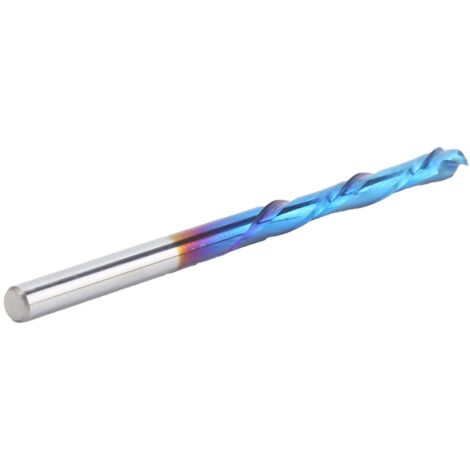 Fraises 2 tailles droite en acier tungstène pour CNC - 3,175x25x55mm - Outil de coupe fraisage
