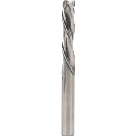 Fraises 3 dents en carbure de tungstène pour aluminium, queue cylindrique 6mm, longueur de coupe 25mm
