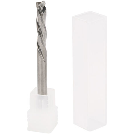 Fraises 3 dents pour aluminium - Outil de coupe métal 5x5x22x55mm - Fraise à queue pour usinage