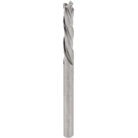 Fraises 3 dents pour bois, diamètre 3.175mm, longueur 45mm pour coupe précise
