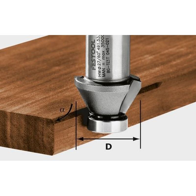 Festool - hw 30-OFK 500 Fraise à chanfreiner 27mm 30 ( 490091 ) pour fraise de chant ofk 500