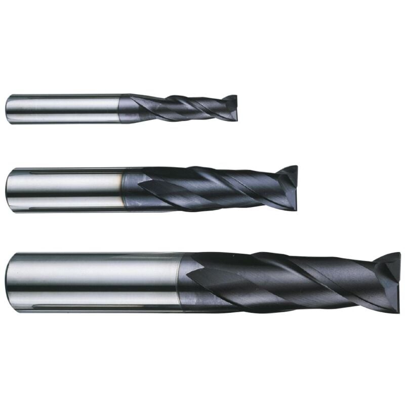 Vertex - Fraises à deux dents pour clavettes en carbure standard 1.5 mm arbre 4 mm VE122-1.5