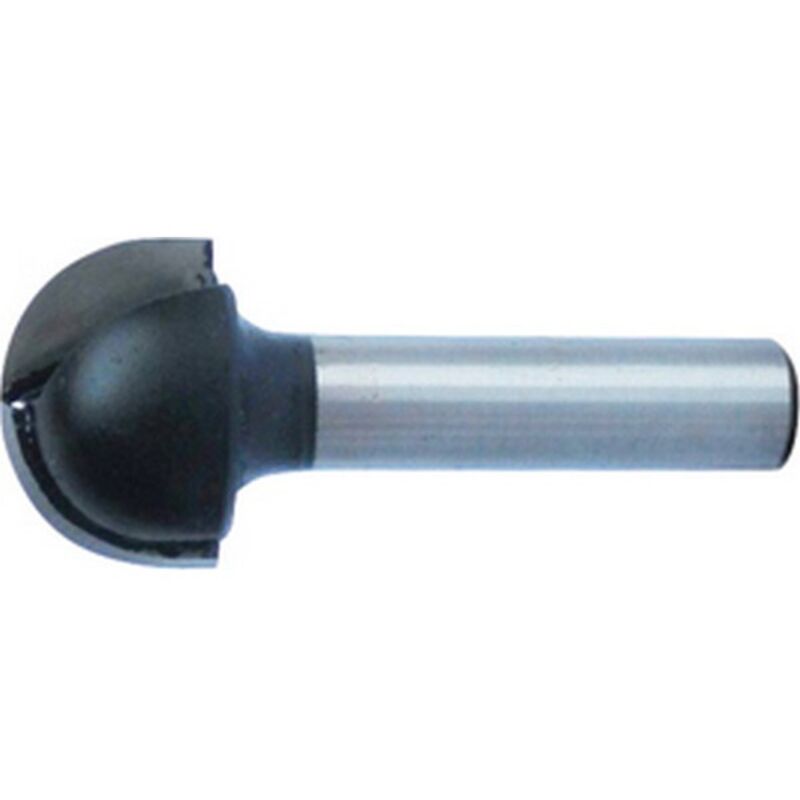 Fortis - Fraises à gorges creuses, ø : 16,0 mm, Rayon 8,0 mm, Long. utile 12,7 mm, Long. totale : 45 mm