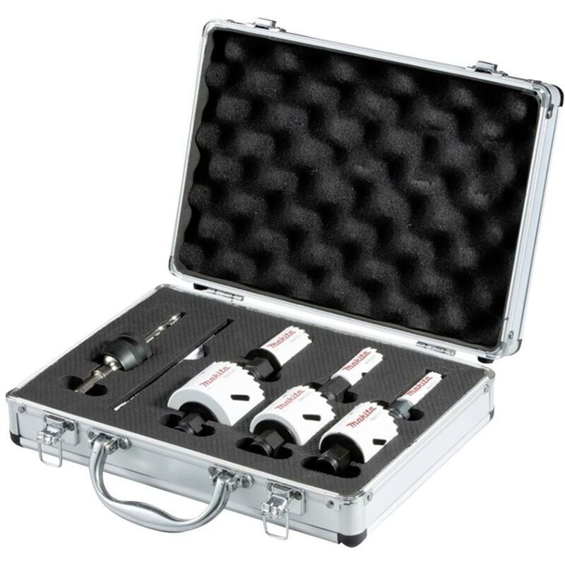Makita - E-12310 Jeu de scies-cloches 8 pièces 16 mm, 20 mm, 25 mm, 32 mm, 40 mm, 51 mm 1 set X296322