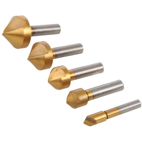 Fraises coniques titanées, 5 pcs 5 pcs