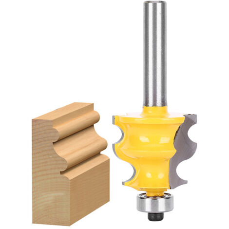 Fraises de défonceuse 8mm pour bois, outil de menuiserie avec manche en acier, accessoire pour défonceuse.
