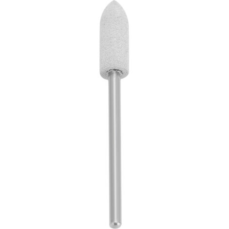 Fraises de polissage dentaire en caoutchouc silicone grain 240, accessoire de meulage et perçage dentaire, couleur argent blanc