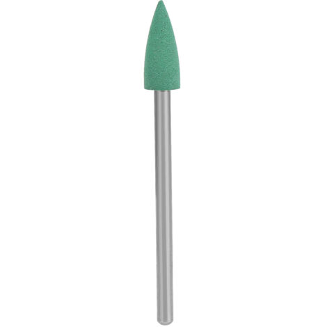 Fraises de Polissage Dentaire en Caoutchouc Silicone Grain 240, Accessoire de Meulage et Perçage Dentaire Vert XS
